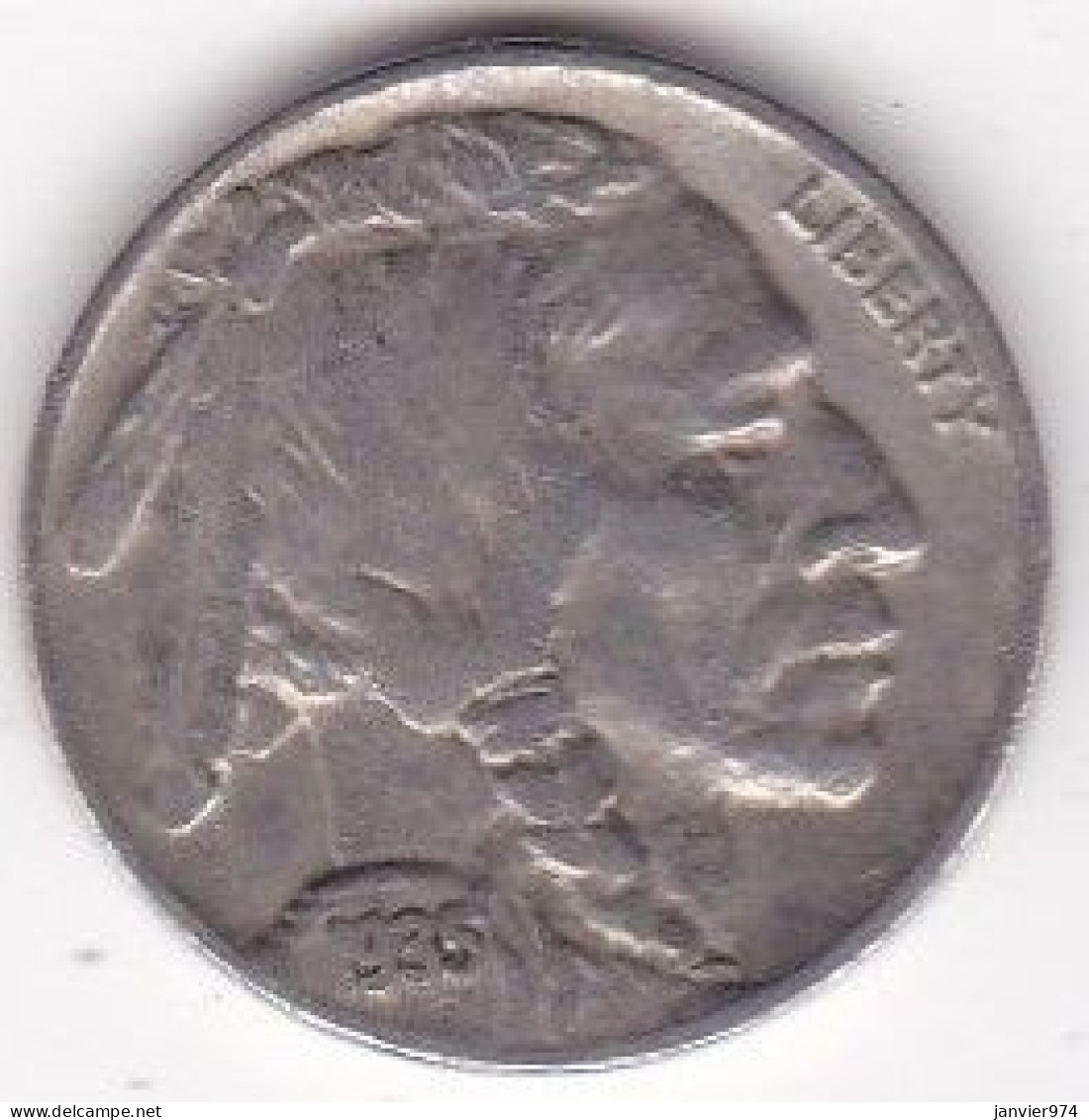 Etats Unis, Five Cents 1935 , Buffalo, En Cupronickel, KM# 134 - 1913-1938: Buffalo