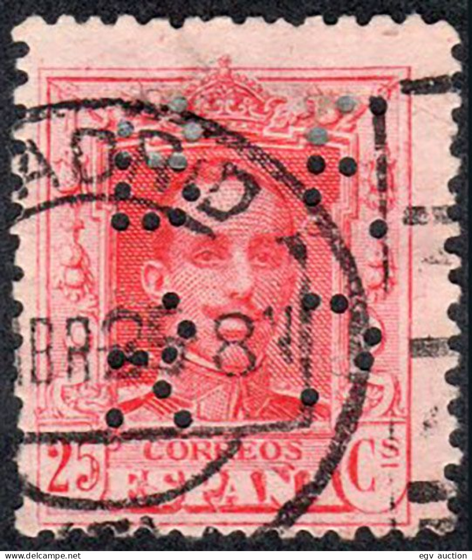 Madrid - Perforado - Edi O 317 - "BERP" (Banco) - Used Stamps