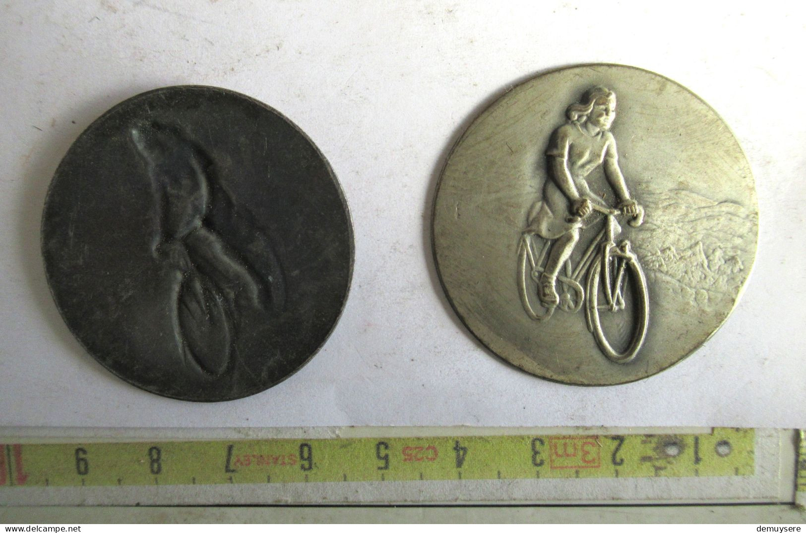 4060 - MEDAILLE -  CYCLISTE - FIETSTER - 5 GRAM - Non Classés