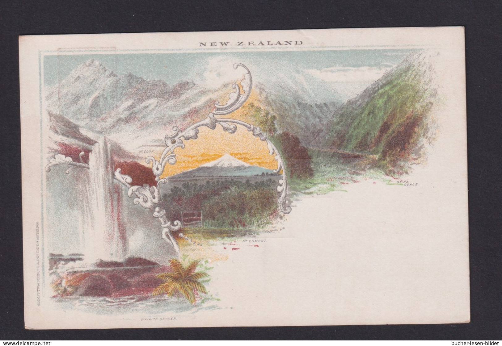 1 P. Bild-Ganzsache "New Zealand" - Ungebraucht - Storia Postale