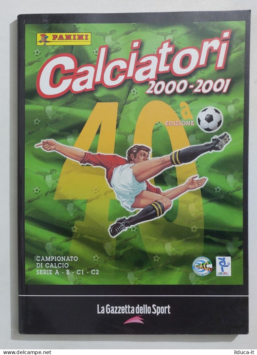 69785 Album Figurine Calciatori Panini - 2000/2001 Ristampa Gazzetta - Edición Italiana