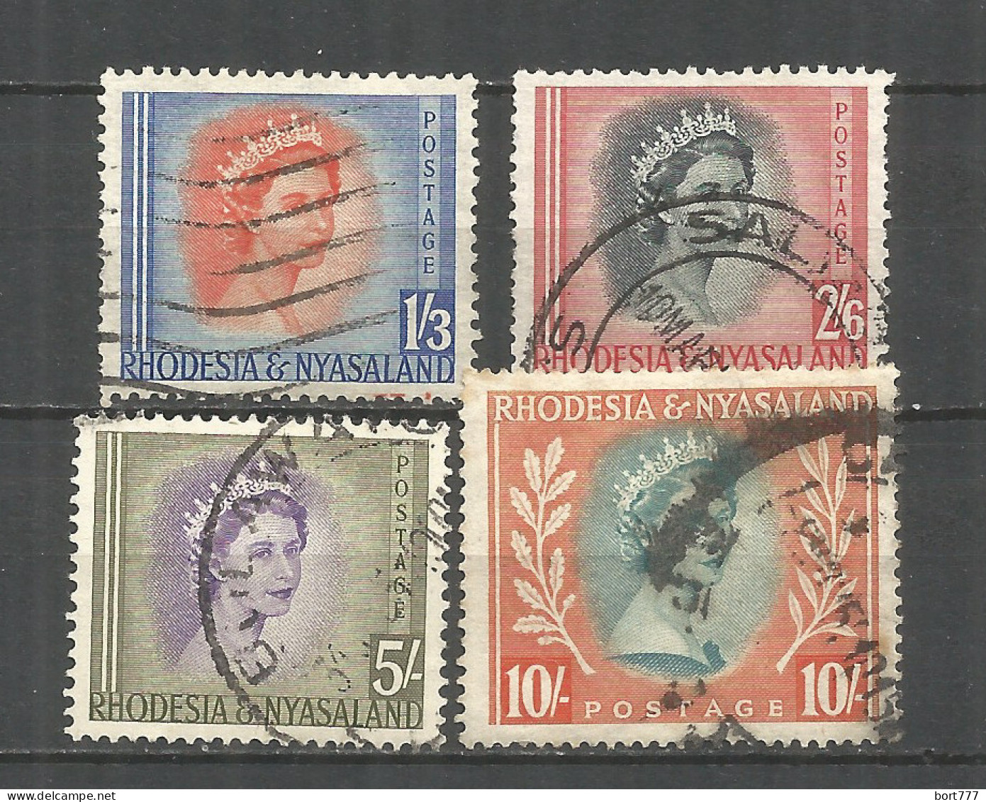 Rhodesia & Nyasaland 1964 Used Stamps - Rhodesië & Nyasaland (1954-1963)