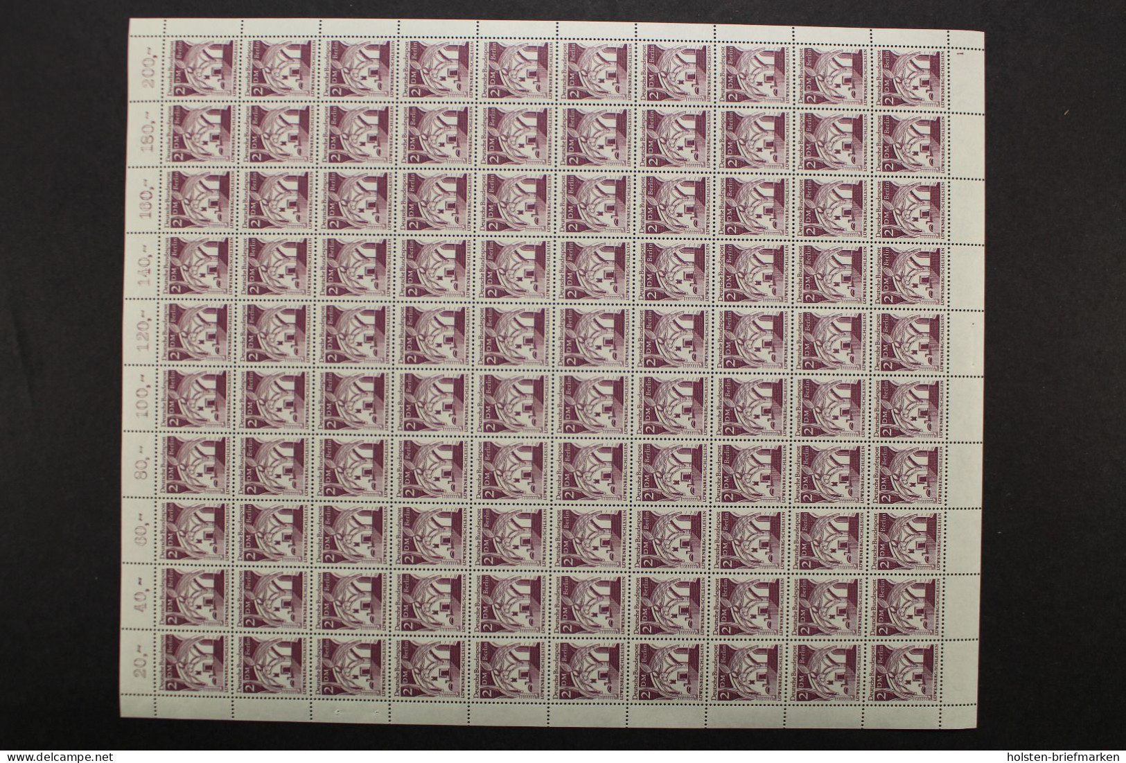 Berlin, MiNr. 270-285, 100er Bogensatz, postfrisch