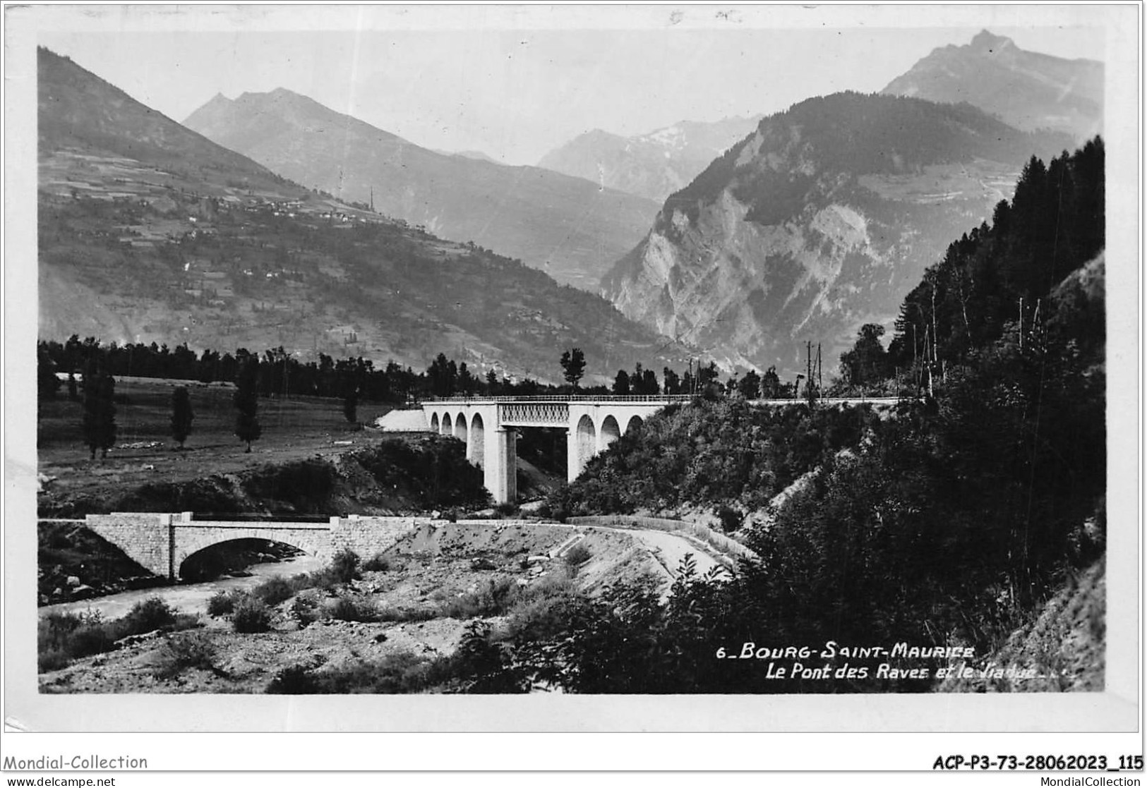 ACPP3-73-0244 - BOURG-ST-MAURICE - Le Pont Des Raves Et Le Viaduc - Bourg Saint Maurice