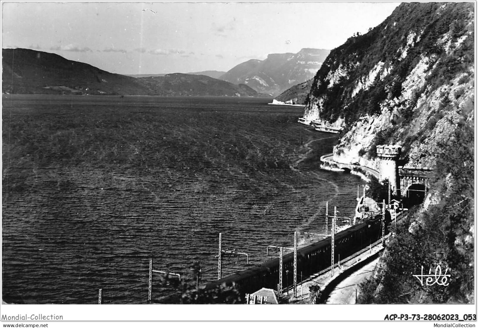 ACPP3-73-0213 - LE LAC-DU-BOURGET - Route De La Corniche Et Les Tunnels - Le Bourget Du Lac