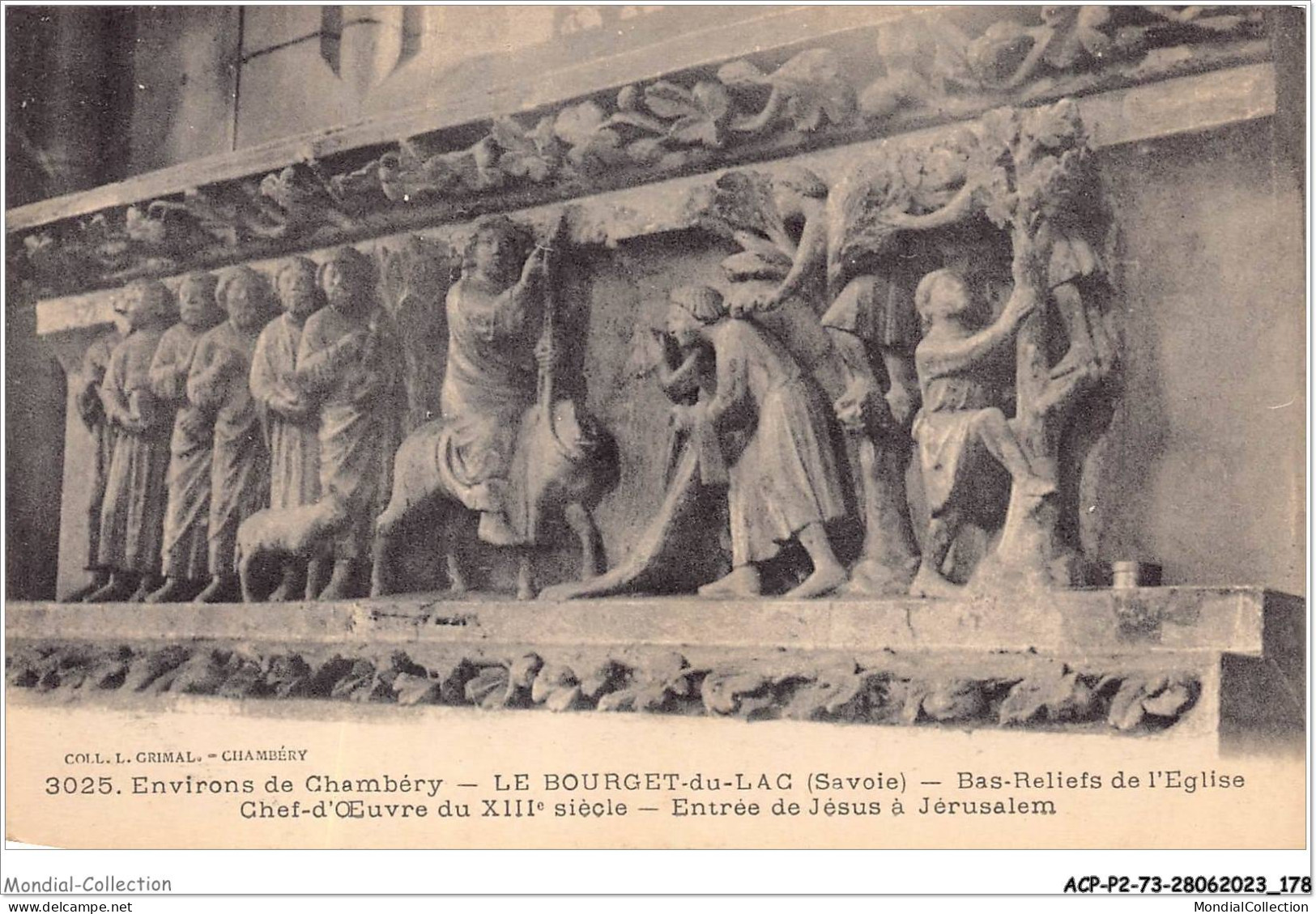 ACPP2-73-0181 - Environs De Chambery - LE BOURGET-DU-LAC - Bas-reliefs De L'eglise - Chef-d'oeuvre Du XIII Siecle - Le Bourget Du Lac