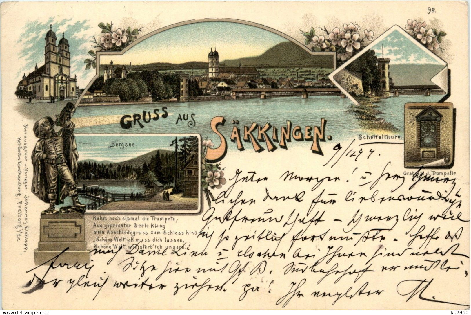 Bad Säckingen - Litho - Bad Saeckingen