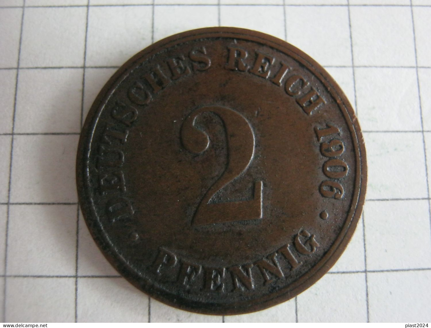 Germany 2 Pfennig 1906 D - 2 Pfennig