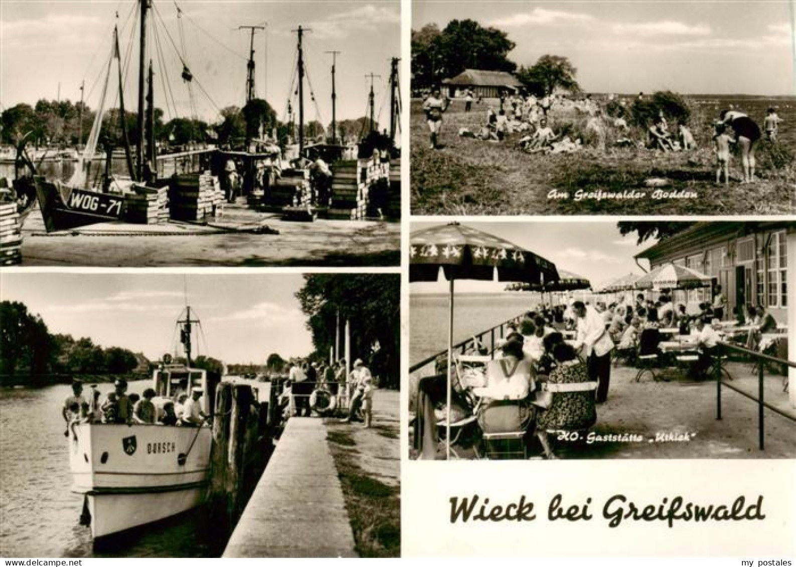 73897671 Wieck Greifswald Fischerhafen Anlegestelle Am Greifswalder Bodden HO Ga - Greifswald