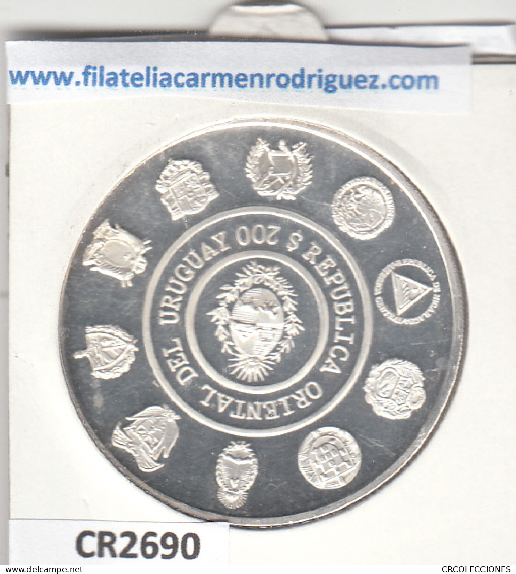 CR2690 MONEDA URUGUAY ENCUENTRO DOS MUNDOS 1994 SIN CIRCULAR - Autres – Amérique