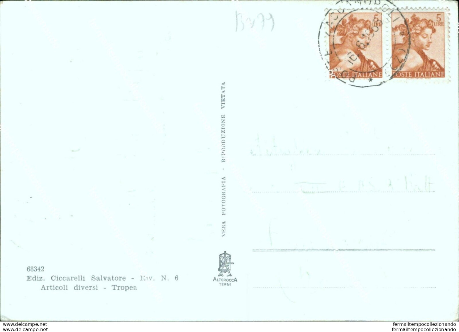 Bn79 Cartolina Tropea Panorama Provincia Di Vibo Valentia - Vibo Valentia
