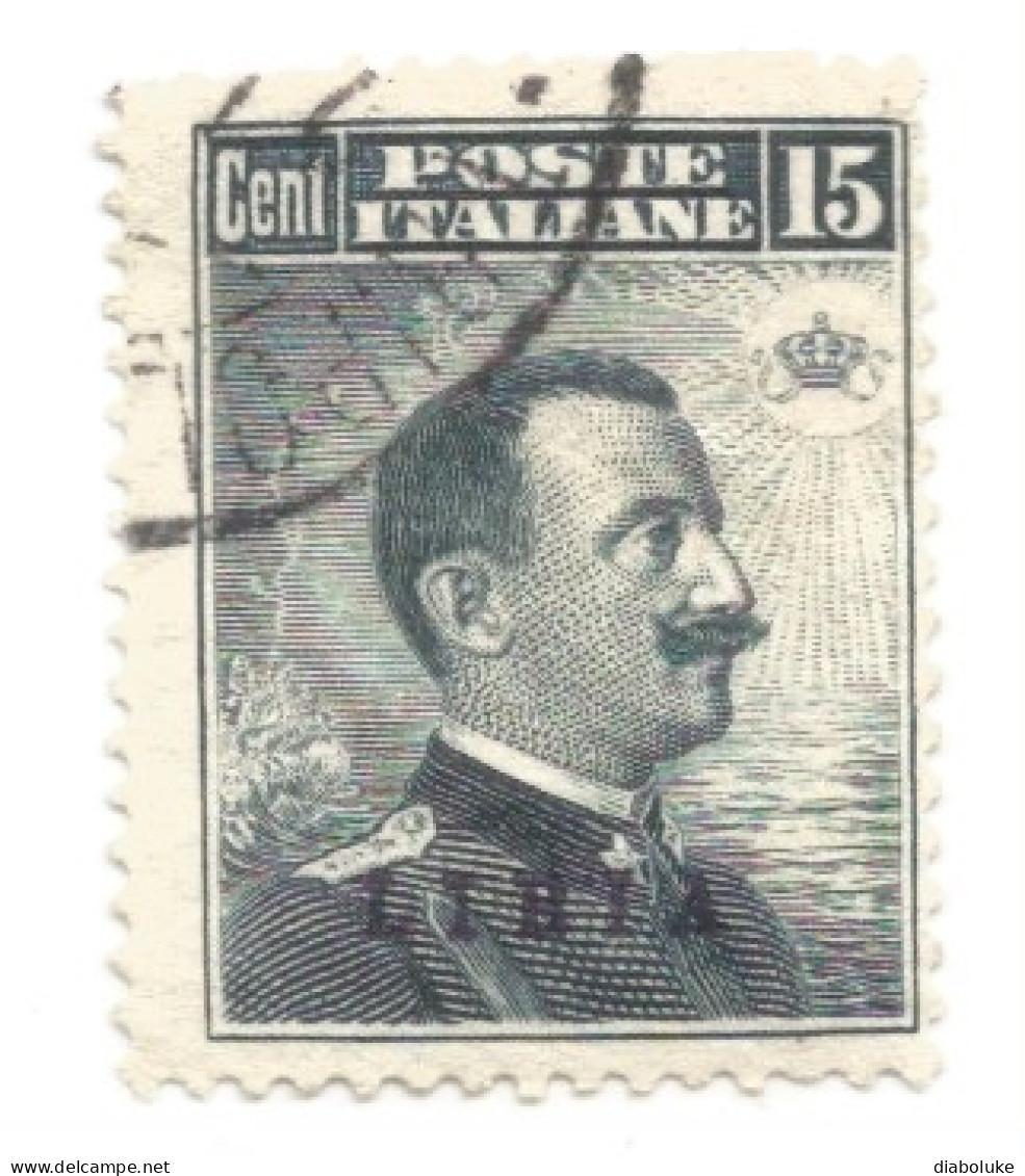 (COLONIE E POSSEDIMENTI) 1912-1915, LIBIA, SOPRASTAMPATI, 15c - 1 Francobollo (CAT. SASSONE N.5) - Libya