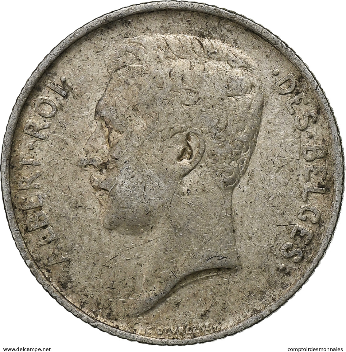 Belgique, Albert I, Franc, 1913, Bruxelles, Argent, TTB, KM:72 - 1 Franc