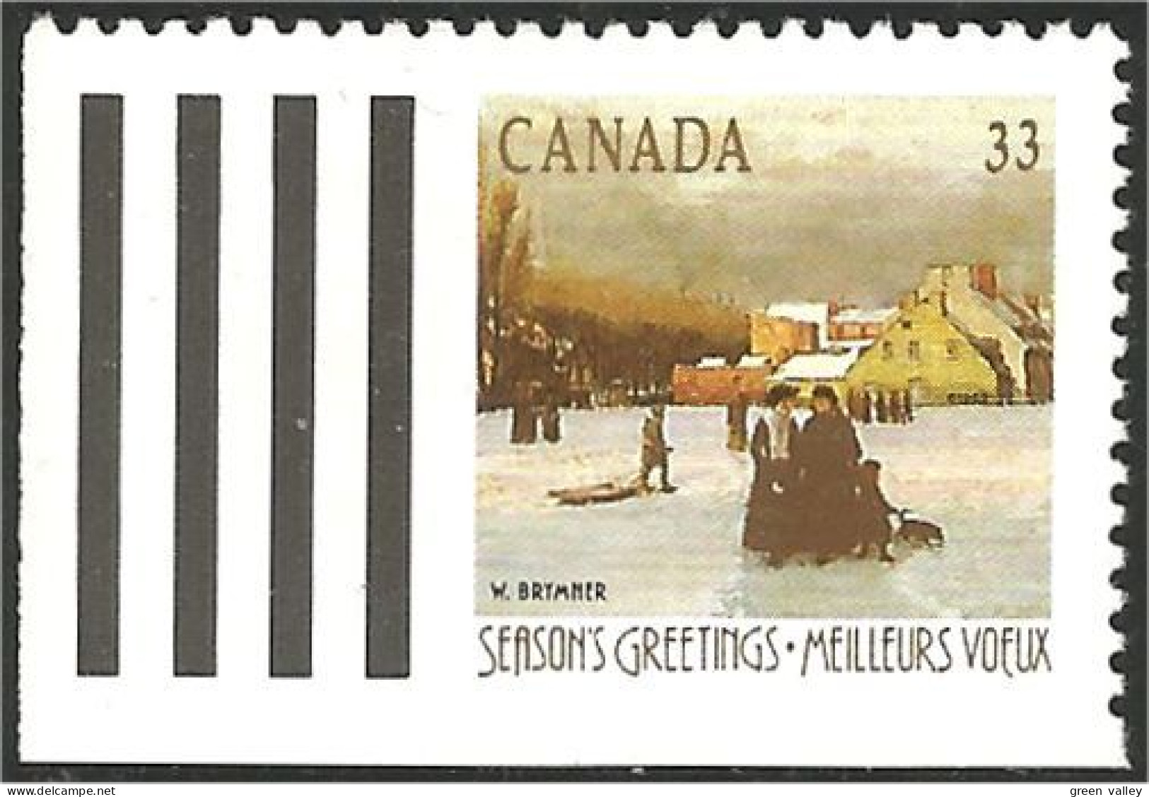 Canada Noel Christmas 1989 MNH ** Neuf SC (C12-59cga) - Ungebraucht