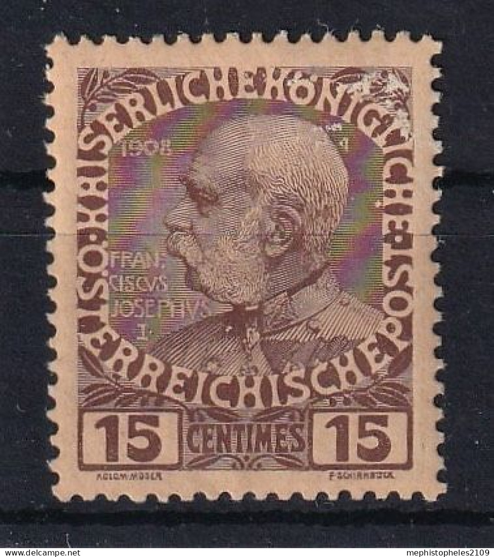 AUSTRIAN POST IN CRETA 1908 - MLH - ANK 19 - Levante-Marken