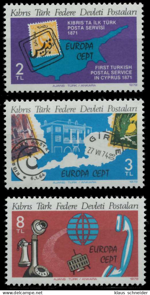 TÜRKISCH-ZYPERN 1979 Nr 71-73 Postfrisch S1B3122 - Unused Stamps