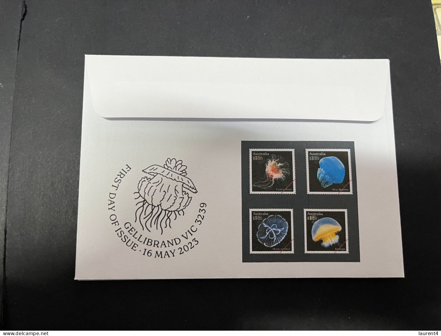 25-4-2024 (3 Z 2) Australia - FDC - 2023 Lion's Mane Jellyfish - FDC