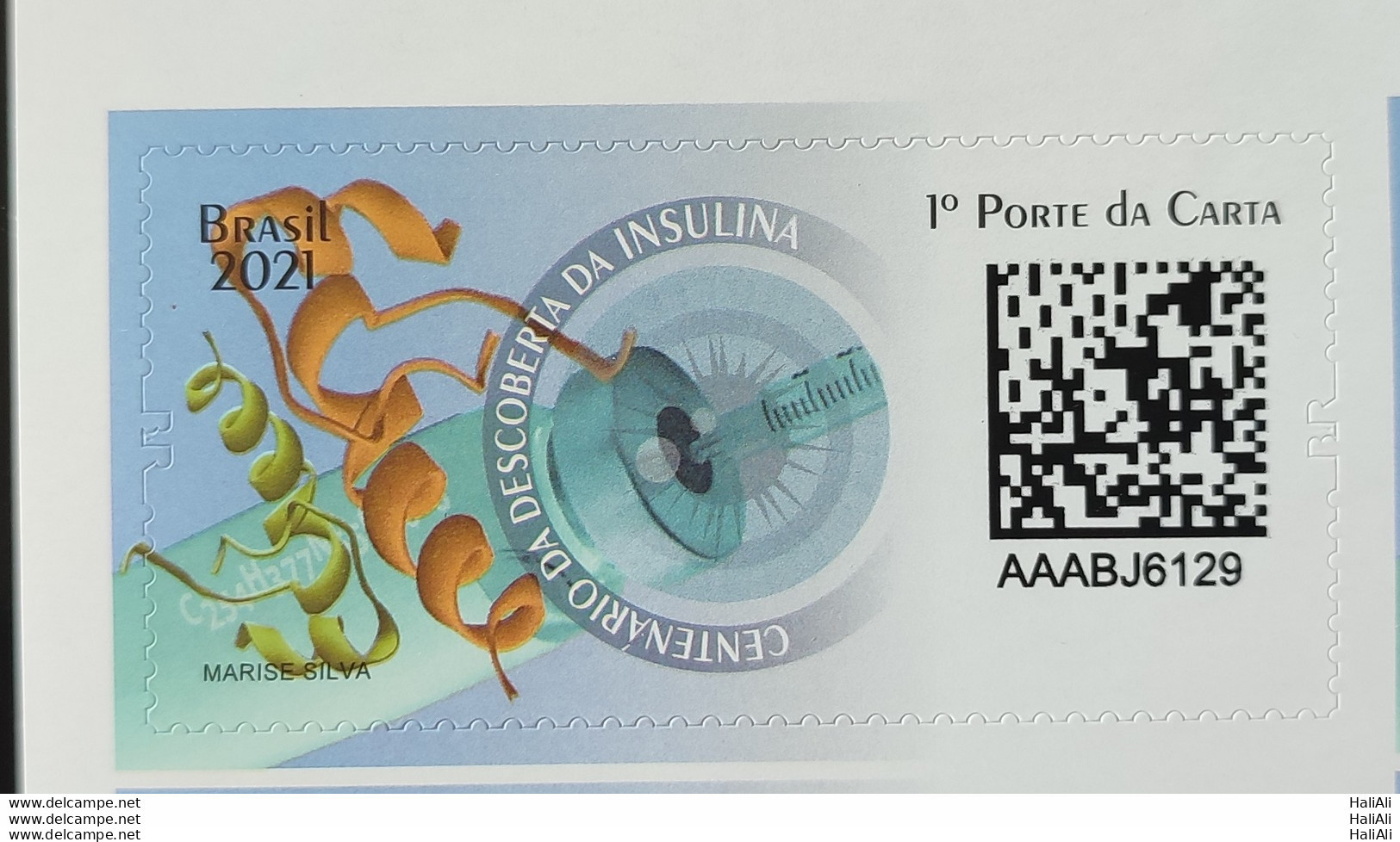 C 4001 Brazil Stamp Discovery Of Health Insulin 2021 - Nuevos