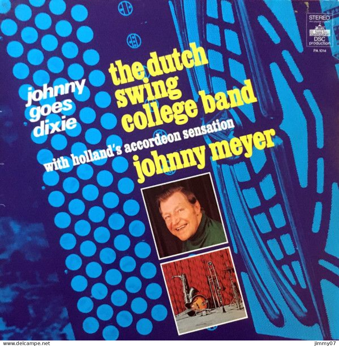 The Dutch Swing College Band & Johnny Meyer - Johnny Goes Dixie (LP, Album) - Jazz