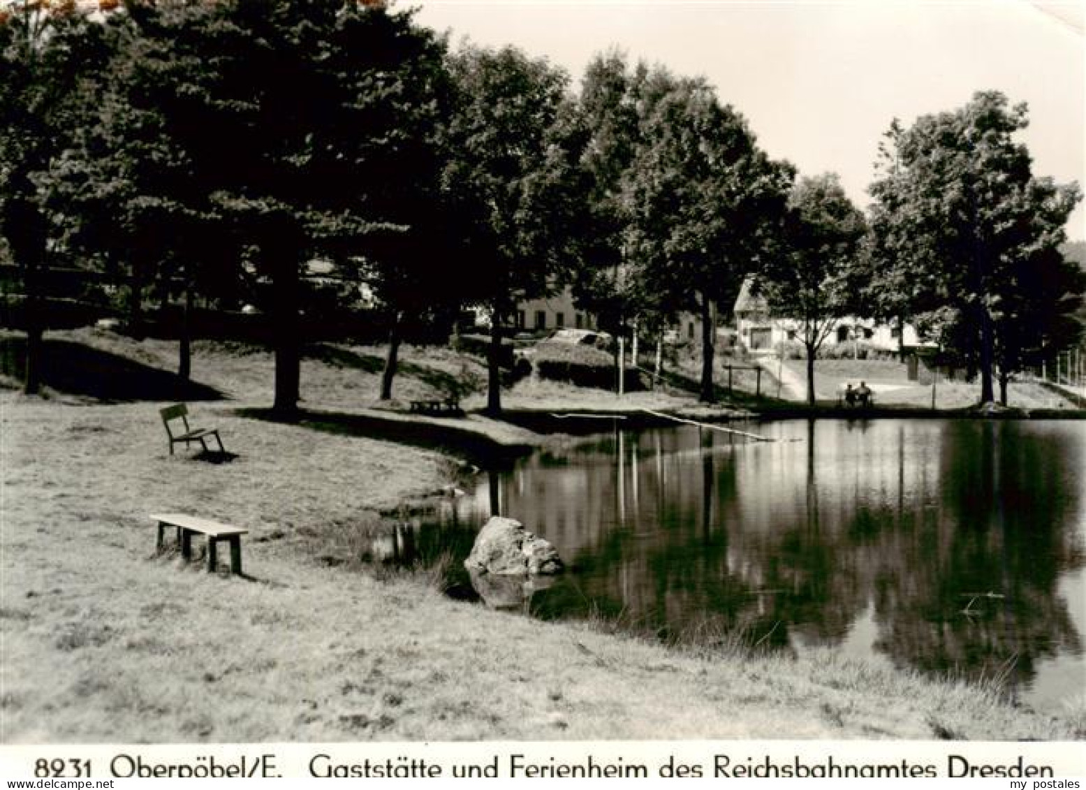 73890723 Oberpoebel Gaststaette Und Ferienheim Des Reichsbahnamtes Dresden Oberp - Schmiedeberg (Erzgeb.)