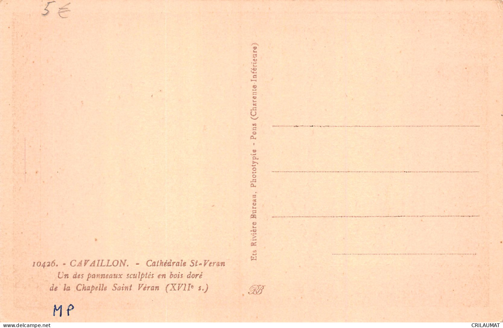 84-CAVAILLON-N°T5071-E/0225 - Cavaillon