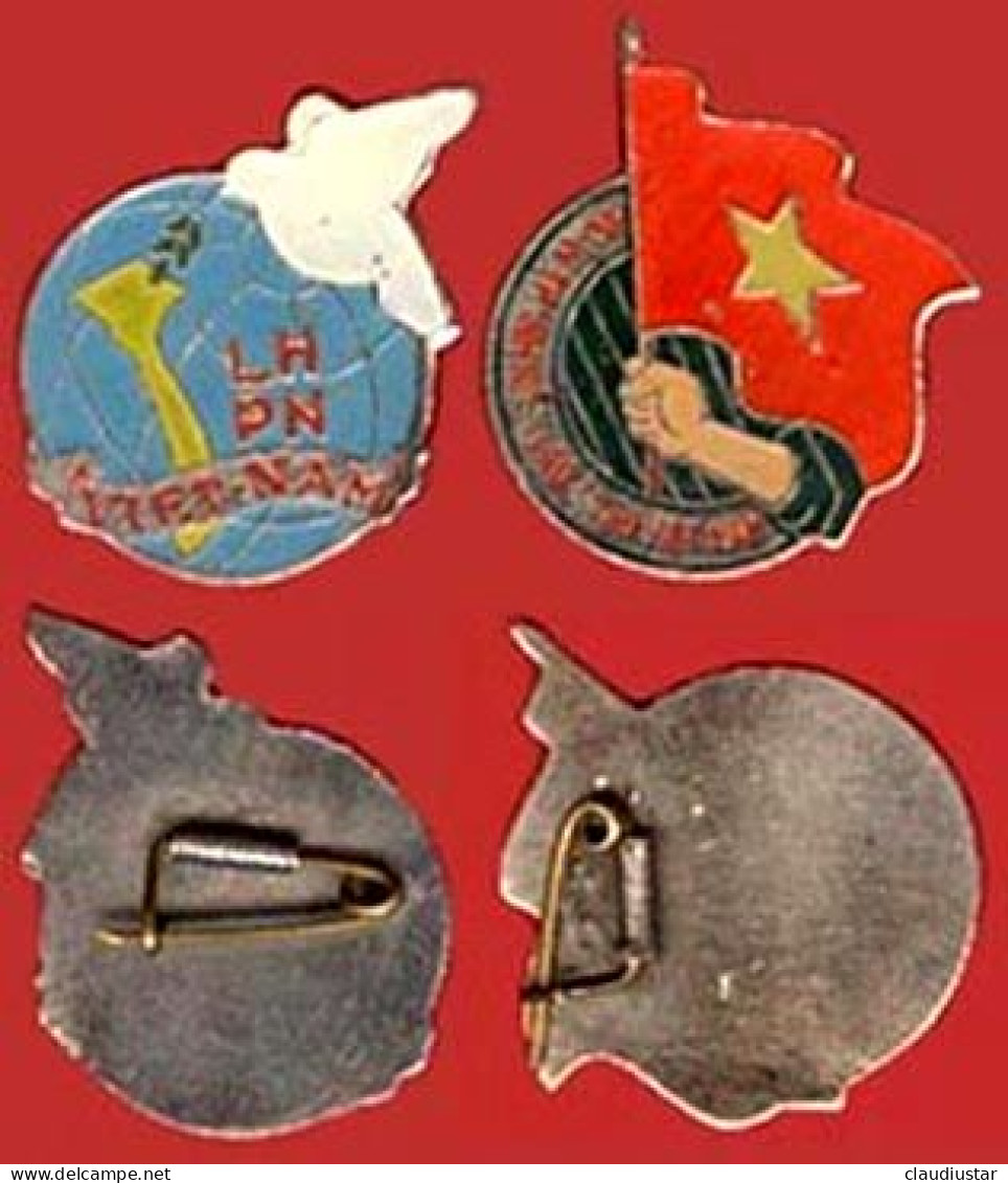 ** LOT  2  BROCHES  VIET - NAM ** - Broschen