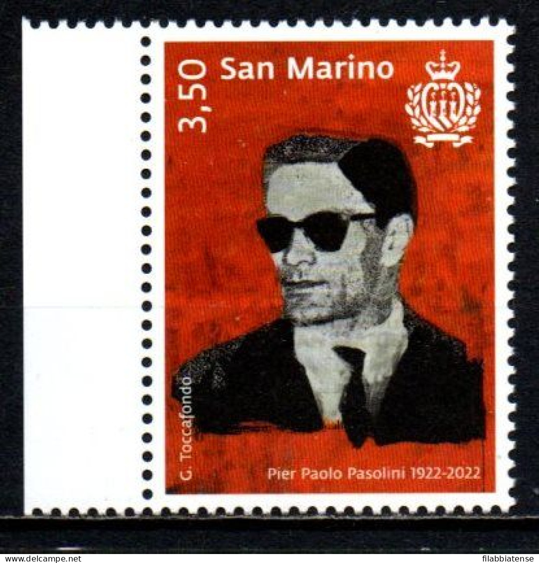 2022 - San Marino 2739 Pier Paolo Pasolini   +++++++++ - Neufs