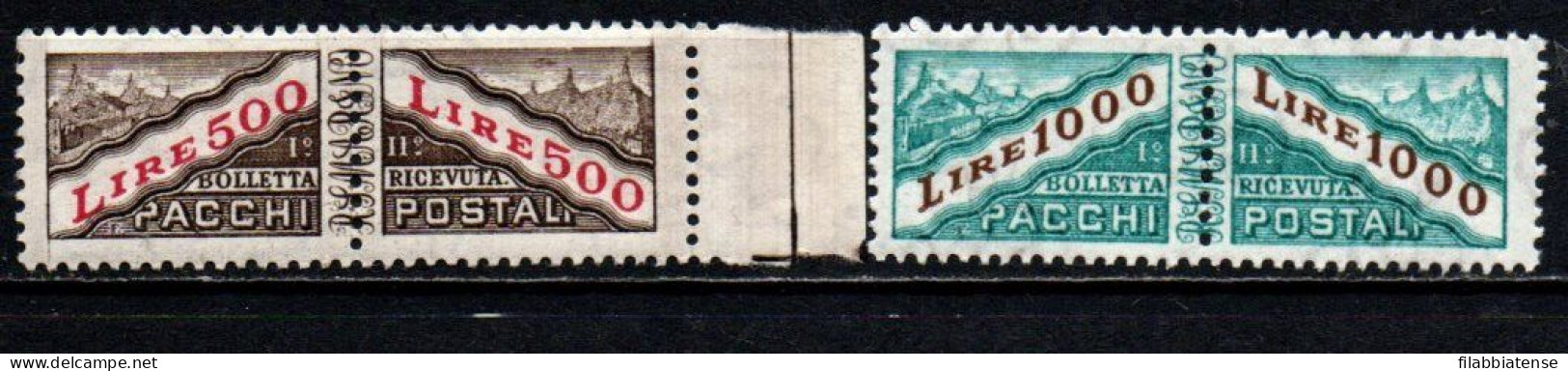 1967 - San Marino PP 46/PP 47 Pacchi Postali   +++++++++ - Neufs