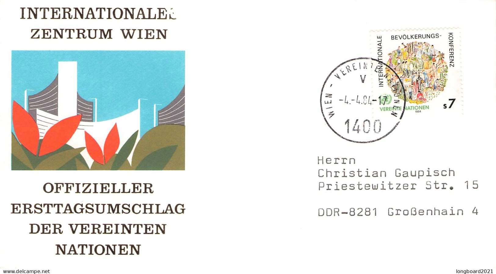 UNITED NATIONS VIENNA - 9 Diff FDC 1982-1985 / 6315 - FDC