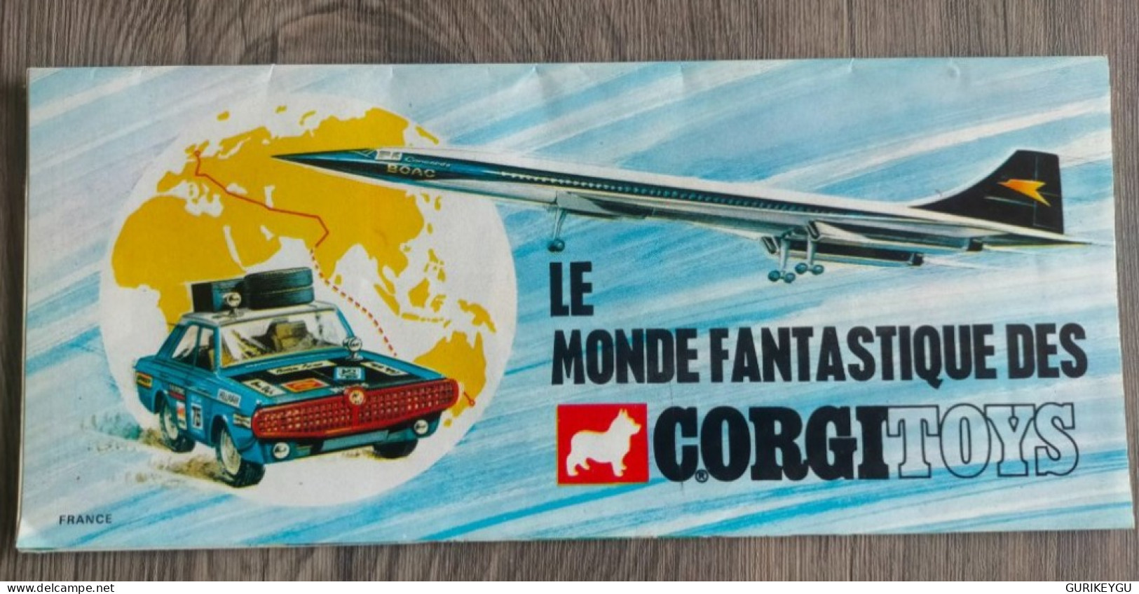 Catalogue Dépliant Le Monde Fantastique Des CORGI TOYS JAMES BOND DAKTARI BATMAN 1968 Voiture OUI-OUI TTBE - Autres & Non Classés