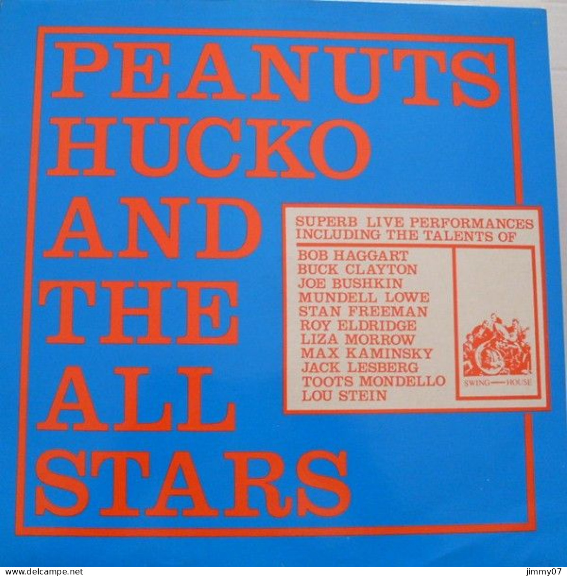 Peanuts Hucko And The All Stars - Jam With Peanuts (LP, Album, Mono) - Jazz