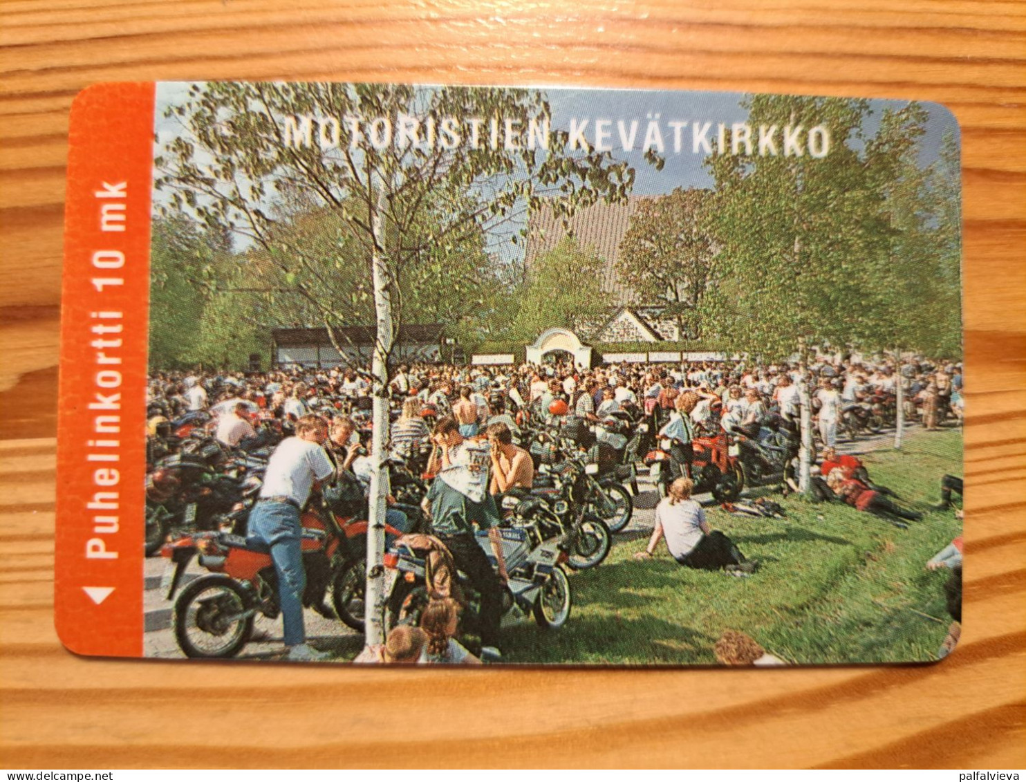 Phonecard Finland, Turku Telephone - Motorbike, Motoristien Kevätkirkko 10.000 Ex. - Finlande