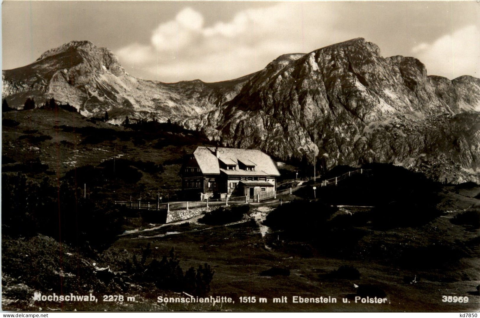 Mariazell/Steiermark - Hochschwab, Sonnschienhütte Mit Ebenstein Und Polster - Mariazell