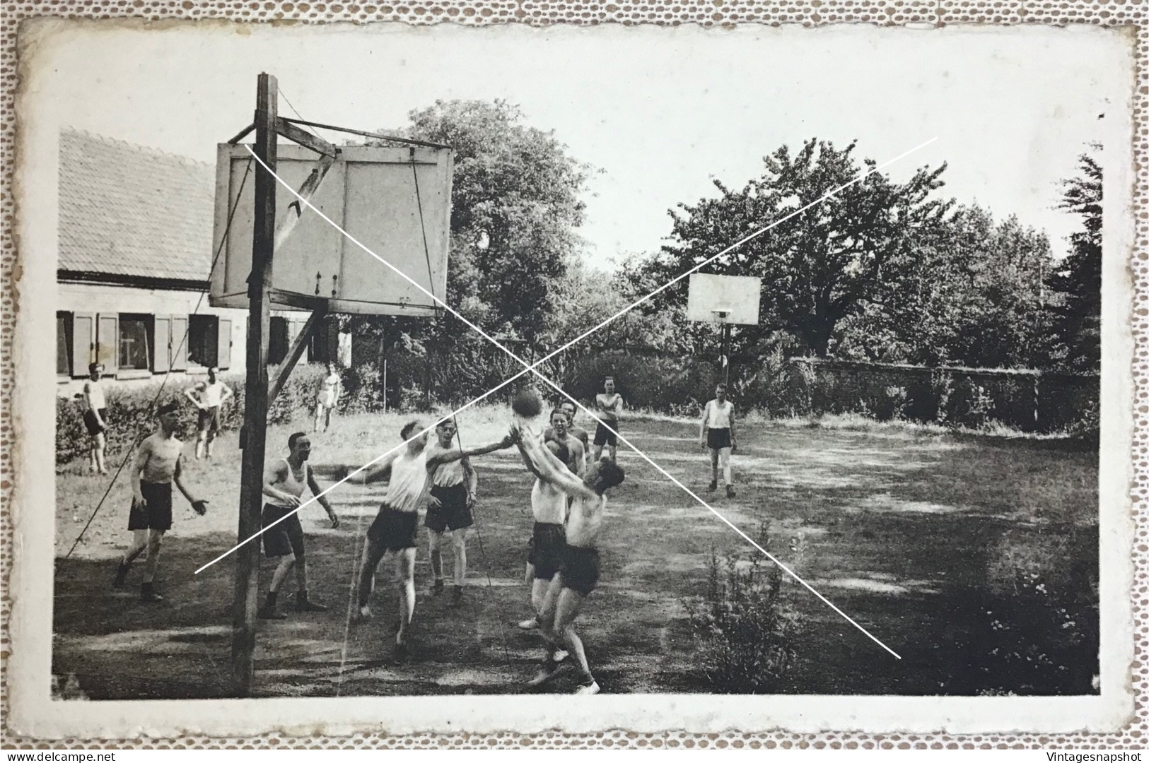 CHIÈVRES Ecole Des Sous-Officiers Basket-ball School Voor Onder-officieren CP PK  PIB Vers 1935-1940 - Chièvres
