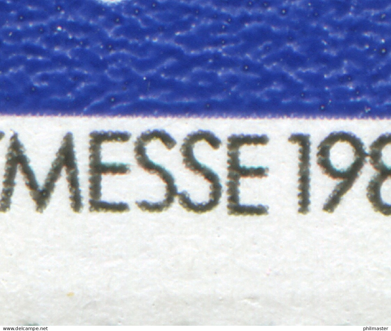 2891 Messe Leipzig 10 Pf: Verkürztes Erstes S In MESSE, Feld 31, ** - Variétés Et Curiosités