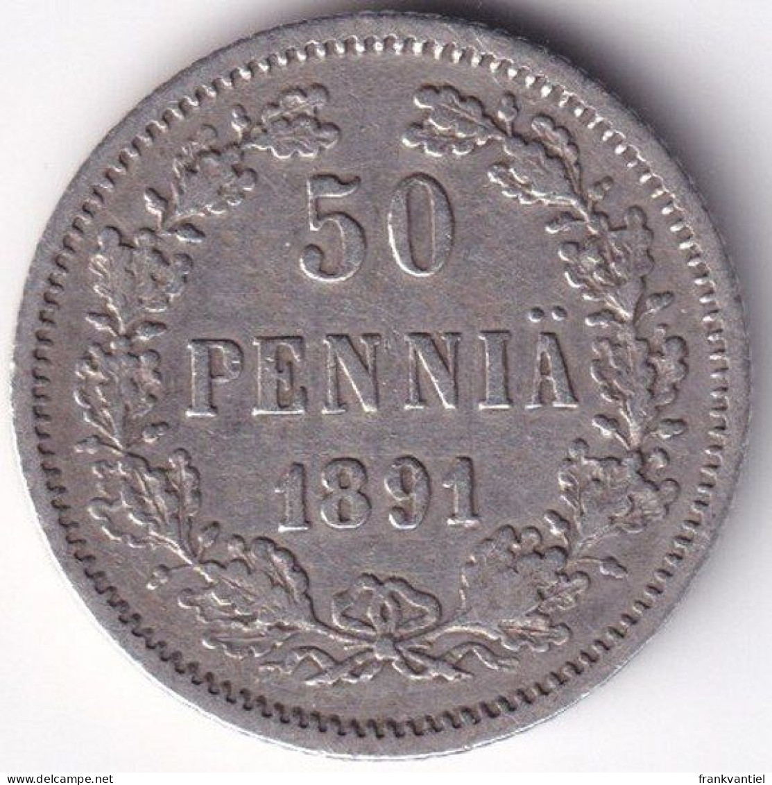 Finland KM-2.2 50 Penniä 1891 - Finland