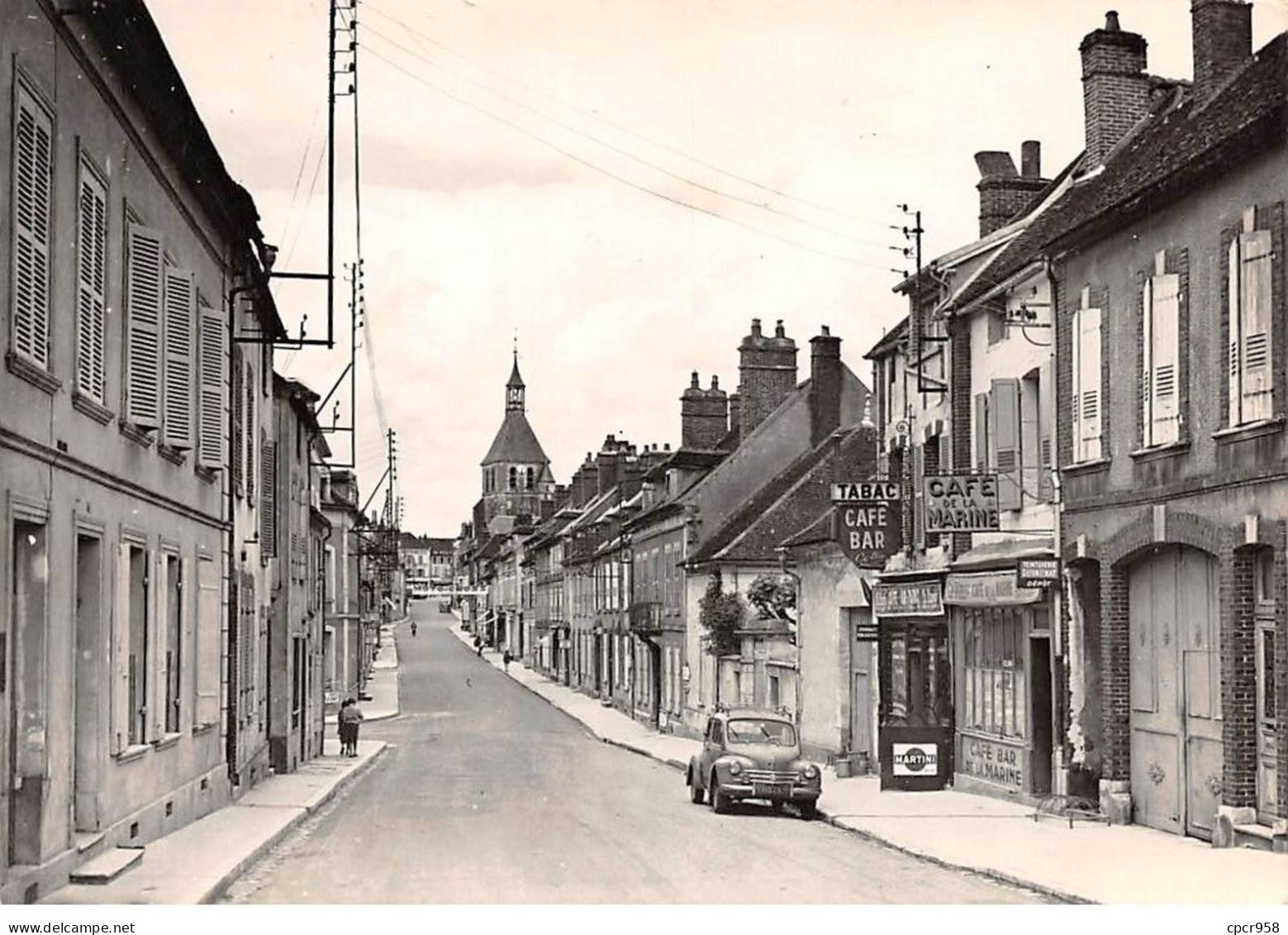 89 - SAN61327 - BRIENON SUR ARMANCON - Grande Rue - Collin - CPSM 10x15 Cm - Brienon Sur Armancon