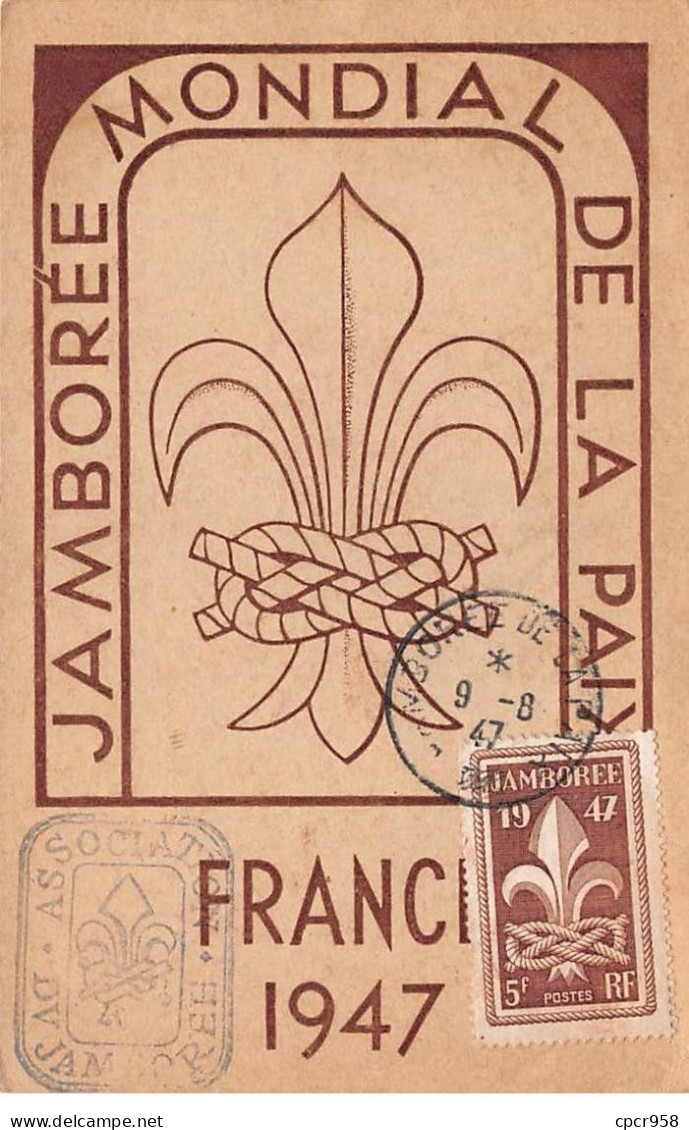 SCOUTISME - SAN65012 - Jamborée Mondial De La Paix - France 1947 - Scouting