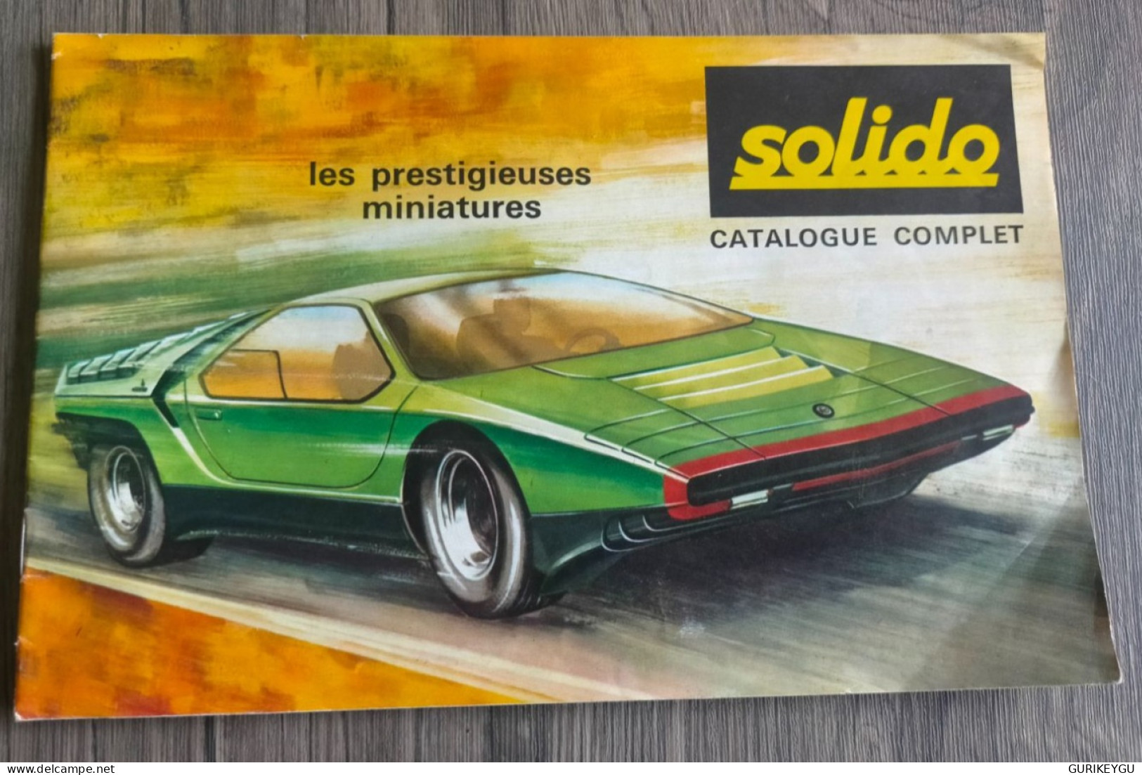 Catalogue SOLIDO 1969 PORSCHE LE MANS FORD MUSTANG ALPINE RENAULT BMW CHAR AMX 30 PATTON M47 VOLVO ELF CARAVANE - Other & Unclassified