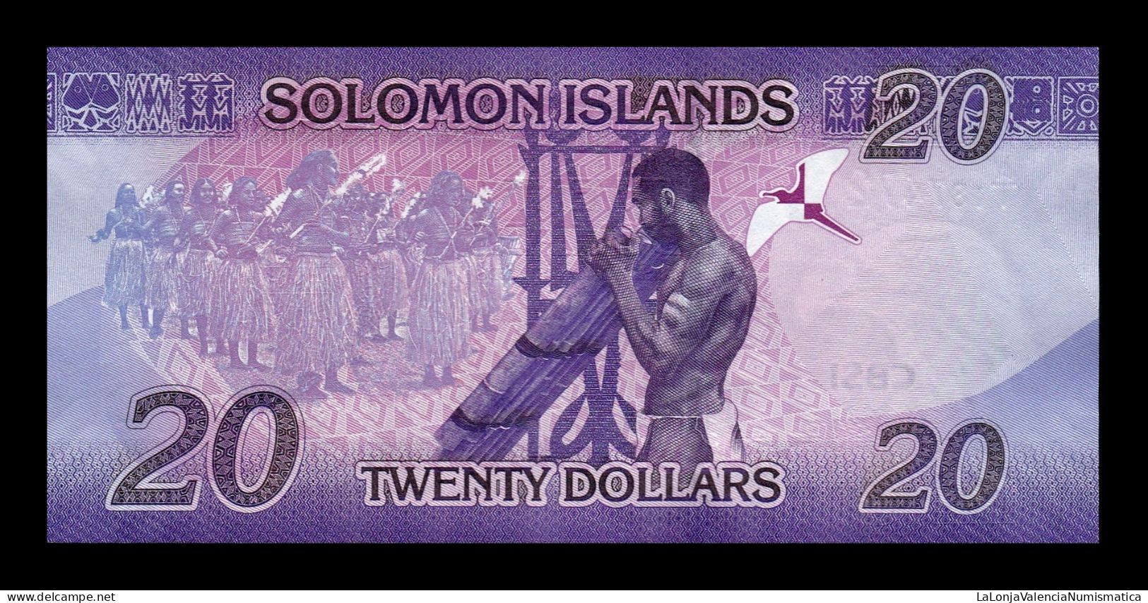 Islas Salomón Solomon 20 Dollars 2017 Pick 34 Sc Unc - Salomons