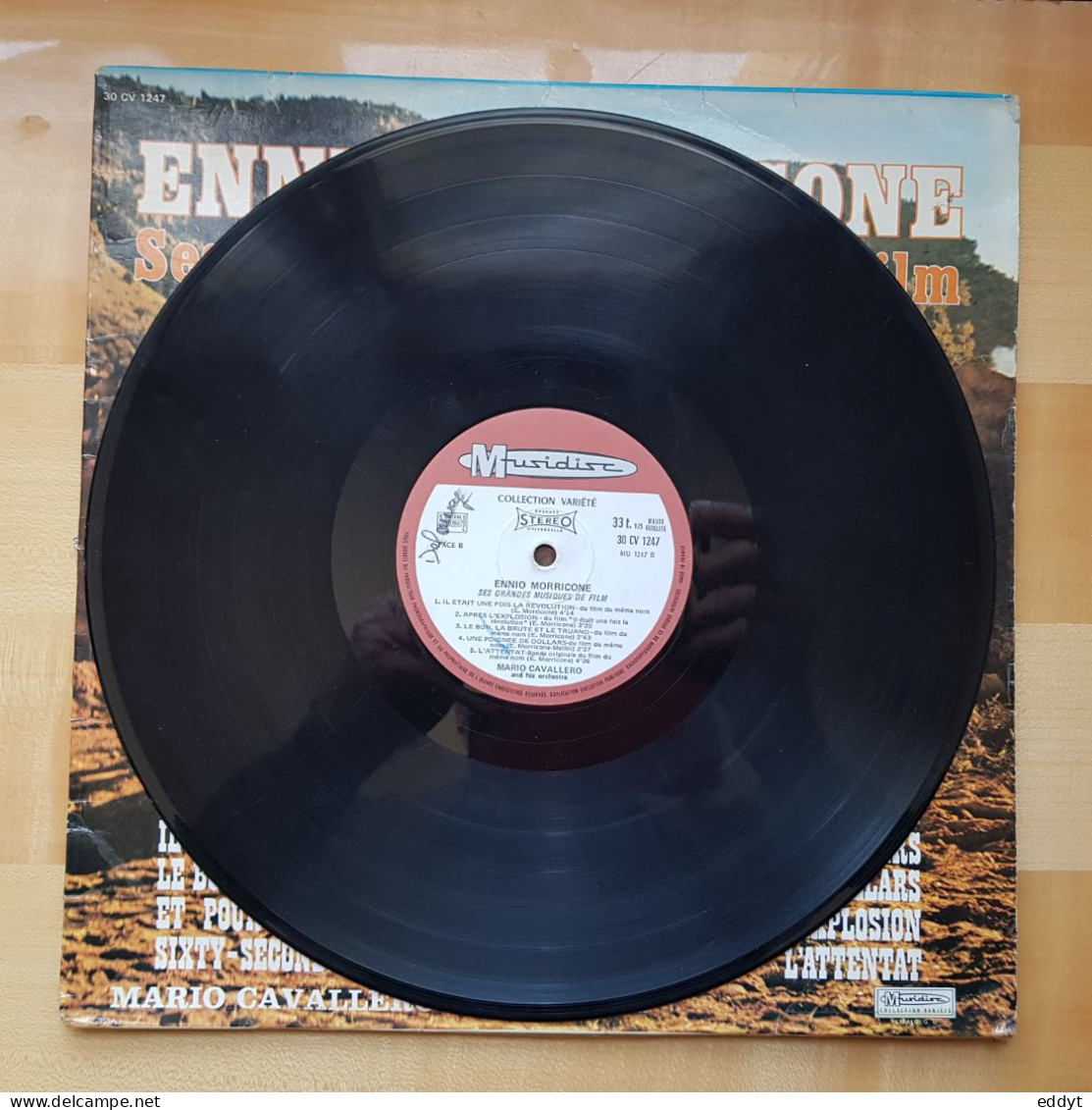 Disque Vinyle 33 T Ennio MORRICONE  - Ses Grandes Musiques De FILMS -  TBE - Soundtracks, Film Music