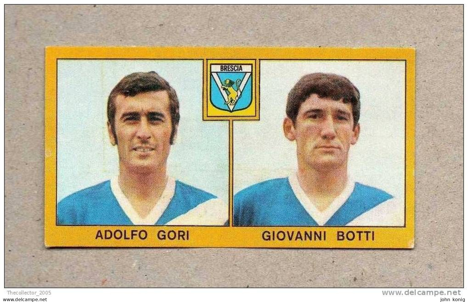 CALCIATORI - CALCIO - Figurine Panini 1969-1970 # Brescia (A. Gori-G. Botti) - Italian Edition