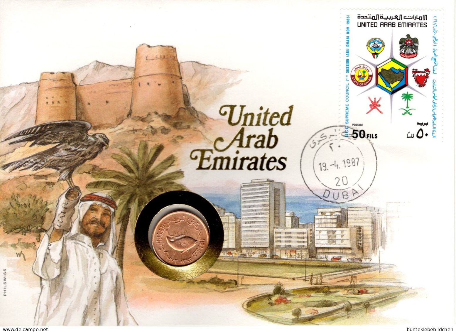 Numisbrief -  Ver. Arab. Emirate - Emirats Arabes Unis