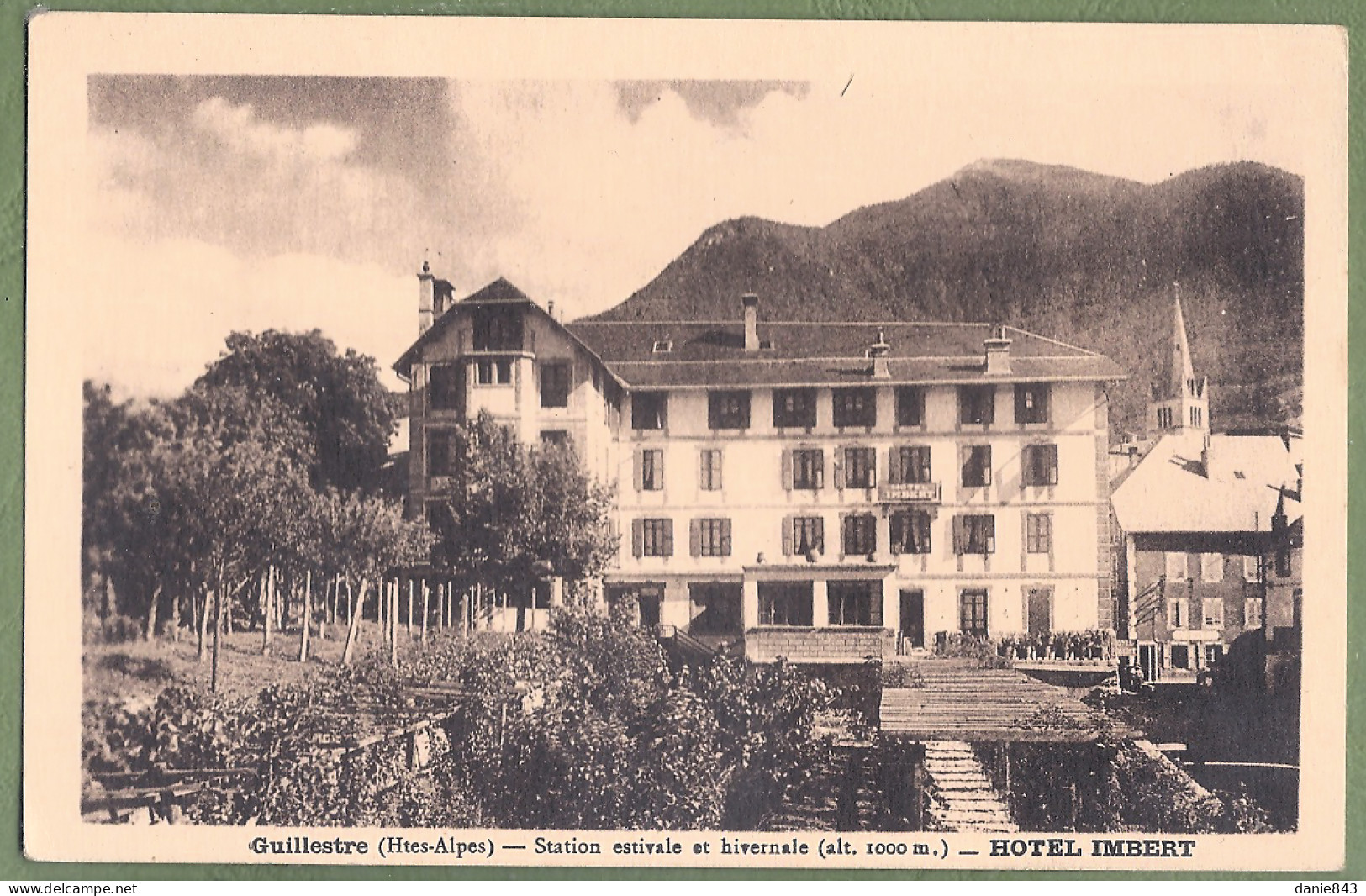 CPA -  HAUTES ALPES - GUILLESTRE  - STATION ESTIVALE ET HIVERNALE - HOTEL IMBERT - Guillestre