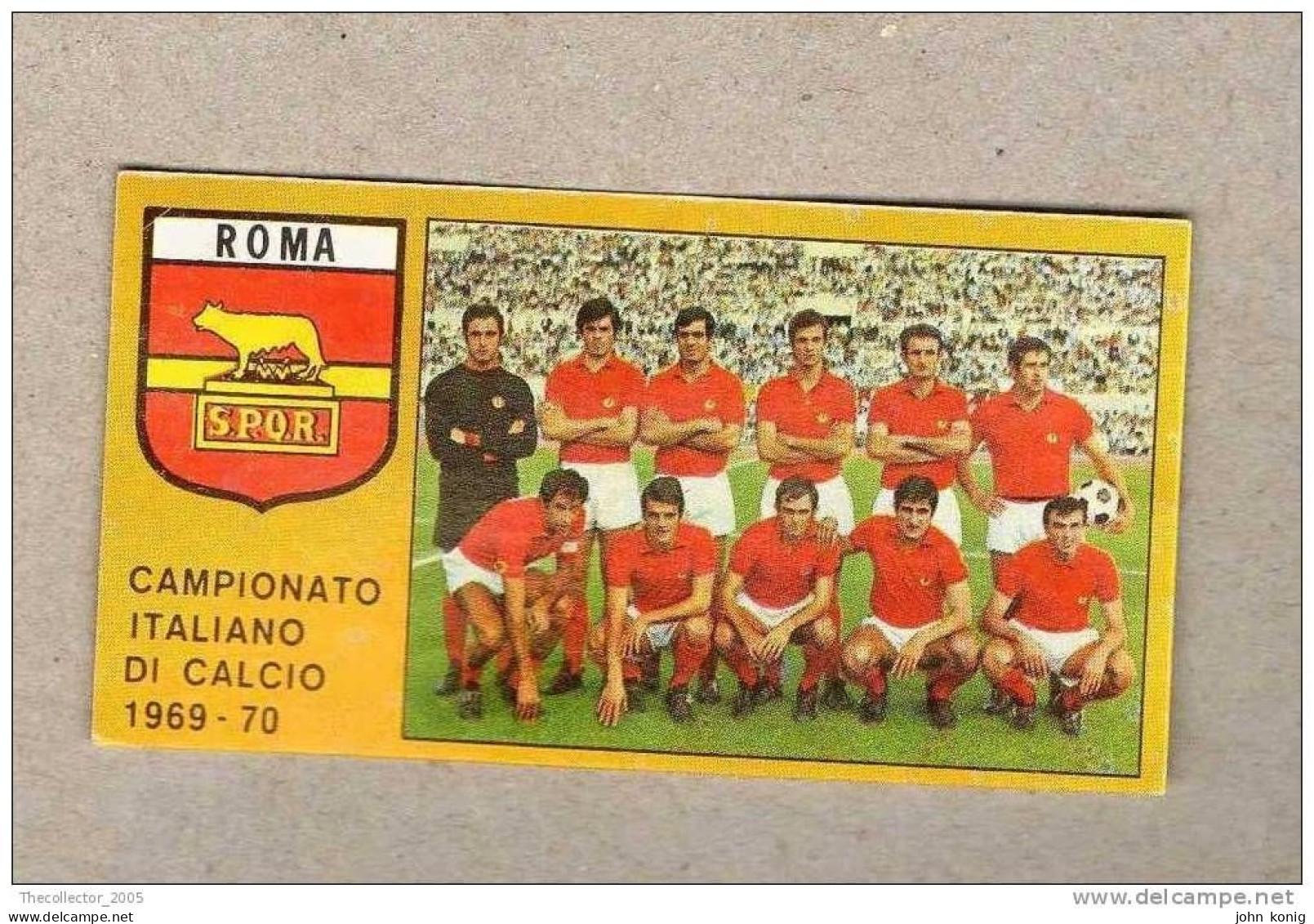 CALCIATORI - CALCIO - Figurine Panini 1969-1970 # Roma - Italian Edition