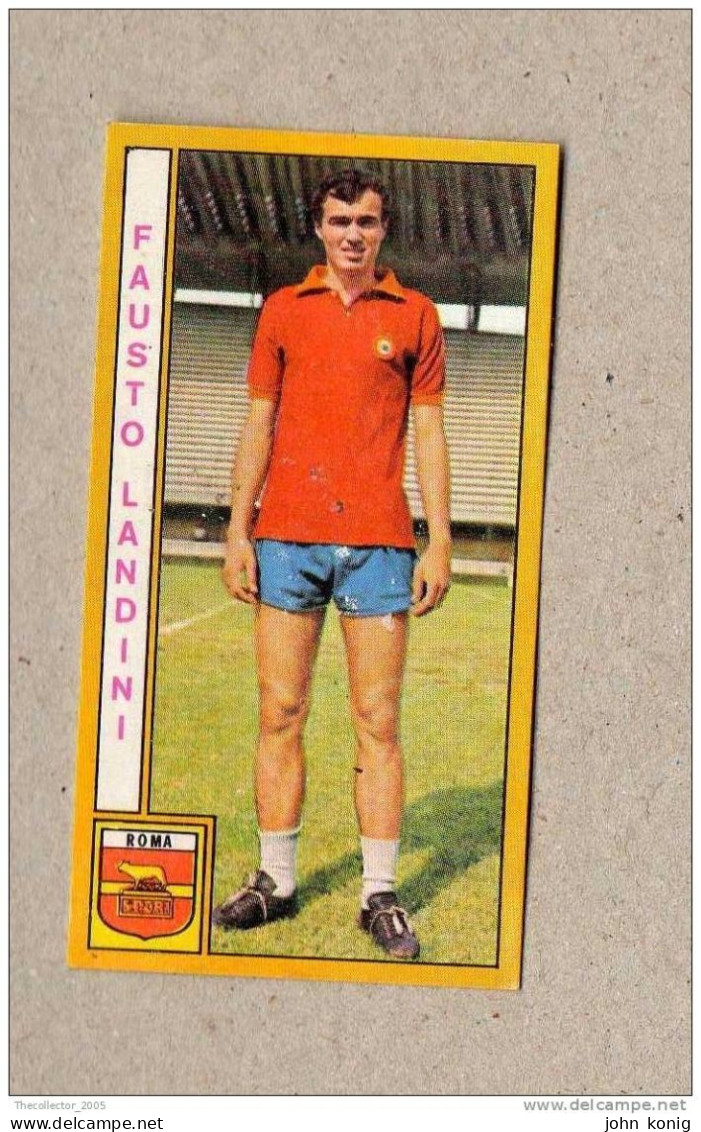 CALCIATORI - CALCIO - Figurine Panini 1969-1970 # Roma (Fausto Landini) - Italian Edition