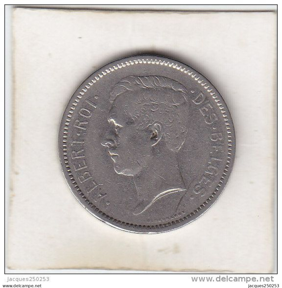 UN Belga 5 Francs 1930 FR Pos A - 5 Francs & 1 Belga