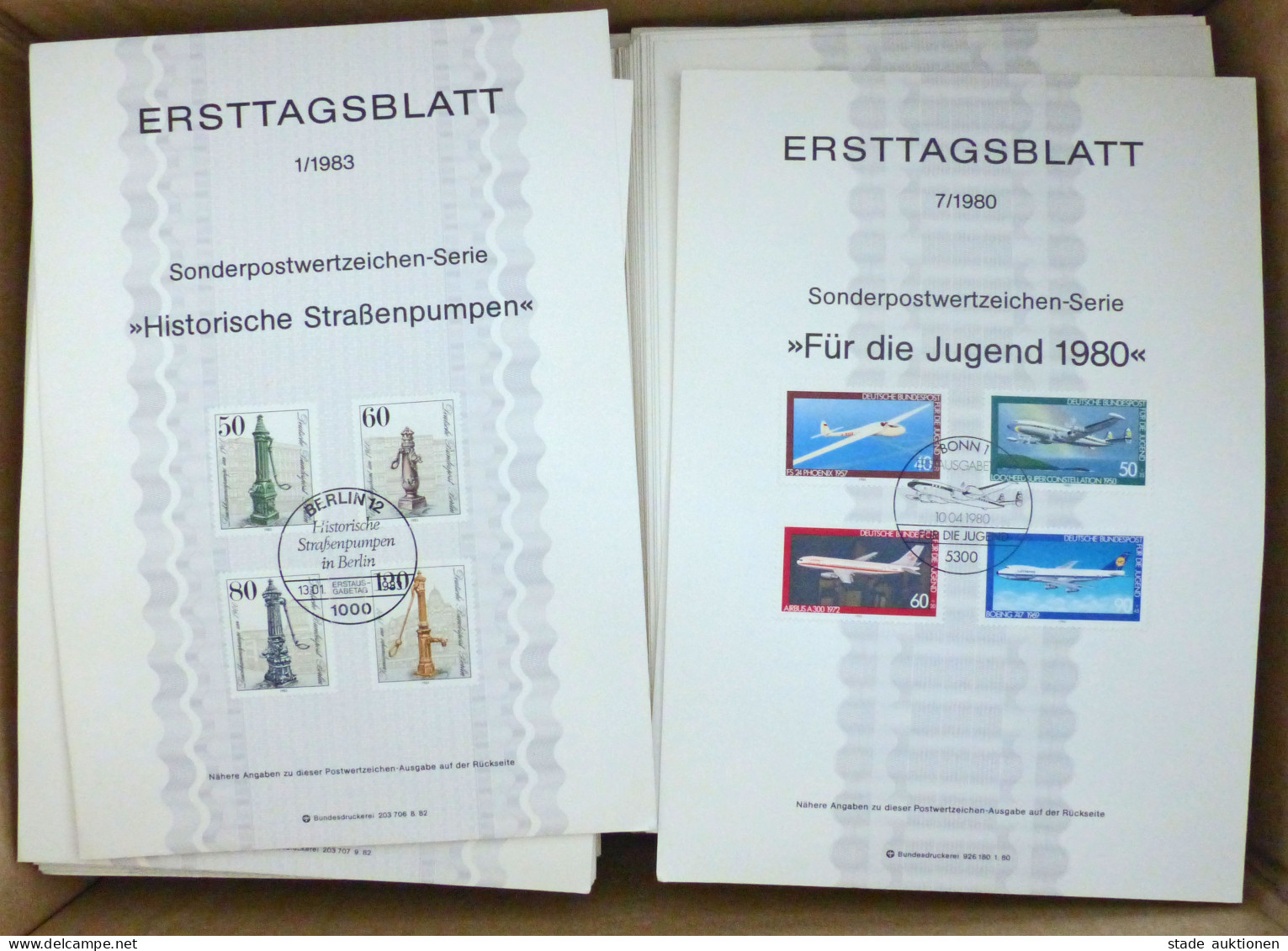 BUND/BERLIN ETB Umfangreich Im Karton - 100 - 499 Cartes