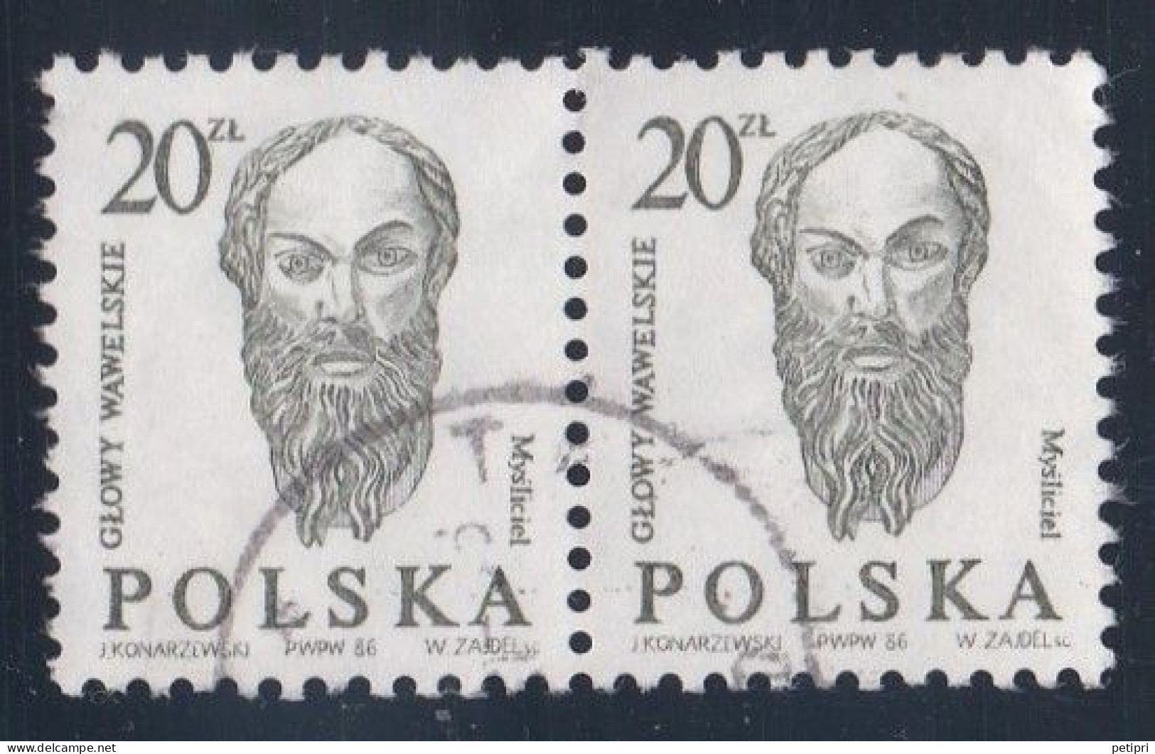 Pologne - République 1981 - 1990   Y & T N °  2846  Paire  Oblitérée - Gebraucht