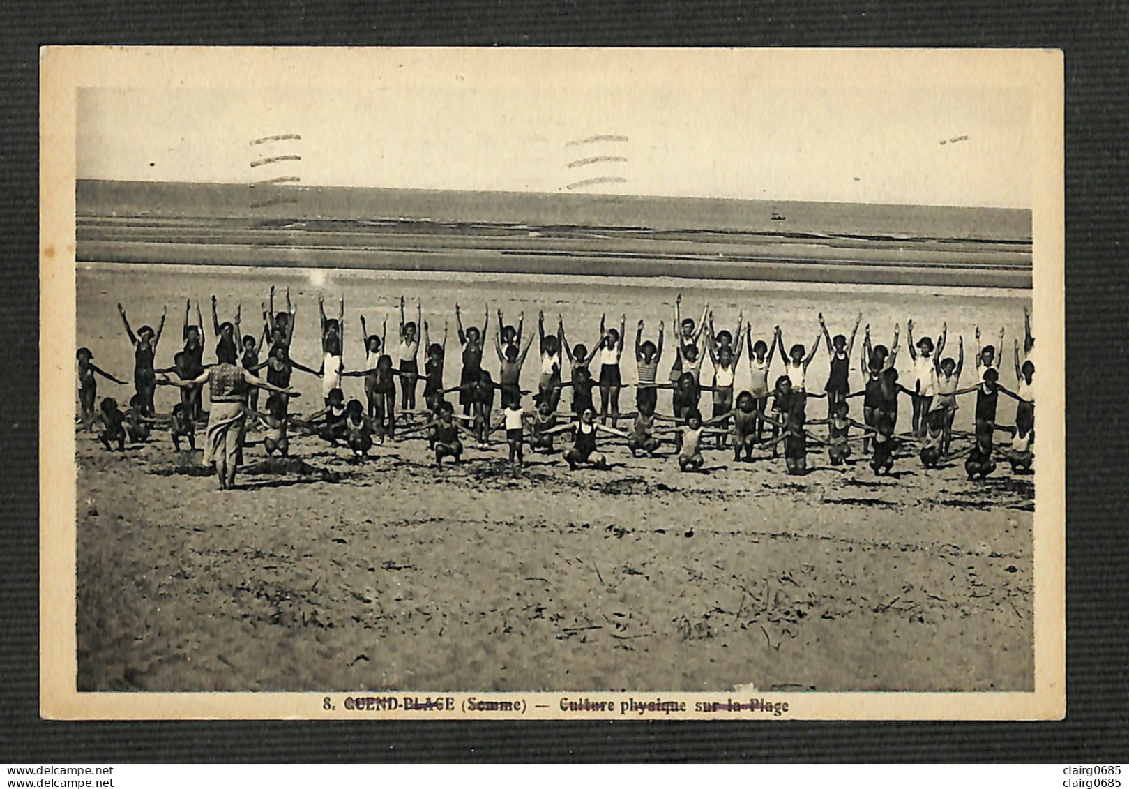 80 - QUEND-PLAGE - Culture Physique Sur La Plage - 1935 - RARE - Quend